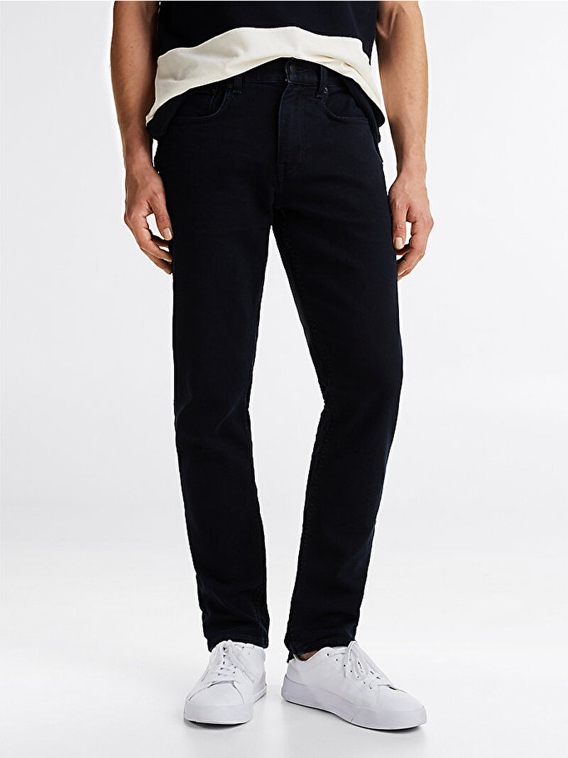 Erkek Straight Denton Jean Pantolon Lacivert MW0MW392031BR