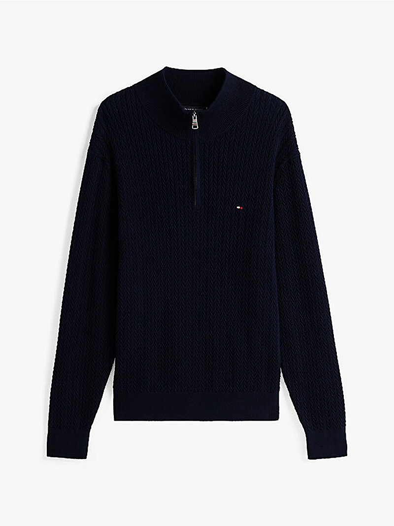 Erkek Herringbone Structure Kazak Lacivert MW0MW37401DW5