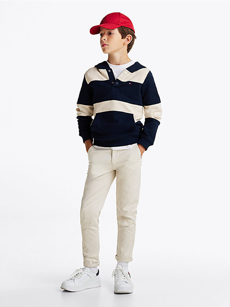 Erkek Çocuk Striped Reg Hoodie Çok renkli KB0KB093130A6