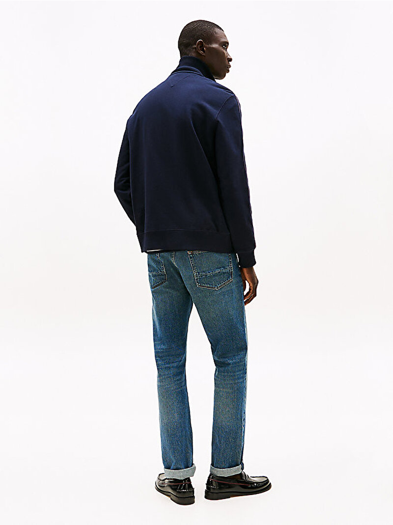 Erkek Global Stripe Sweatshirt Lacivert MW0MW37468DW5