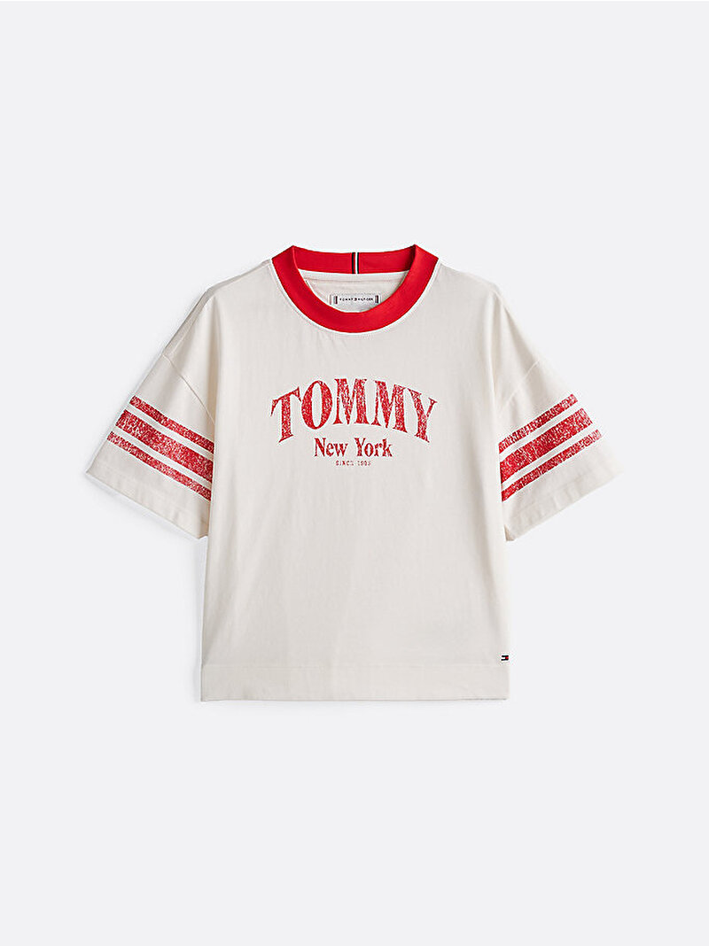 Kız Çocuk Varsity Colorblock T-Shirt Çok renkli KG0KG08293YBH