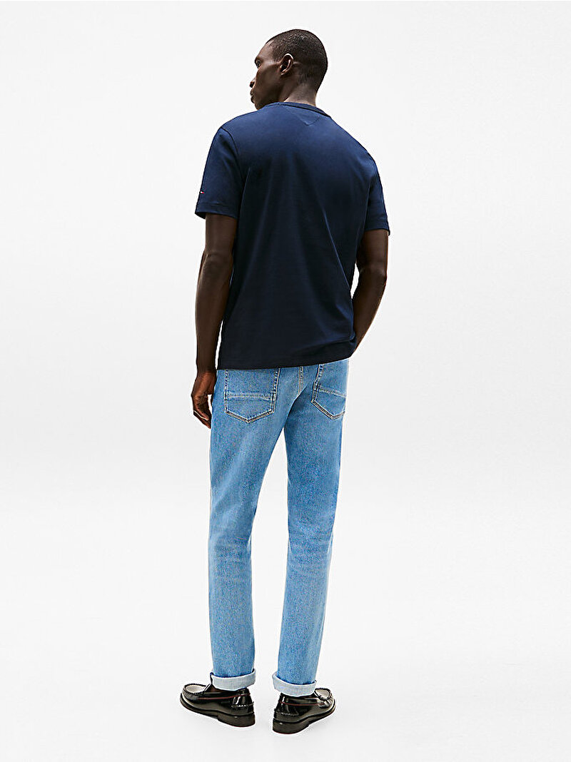 Erkek Global Stripe Pocket T-Shirt Lacivert MW0MW37452DW5