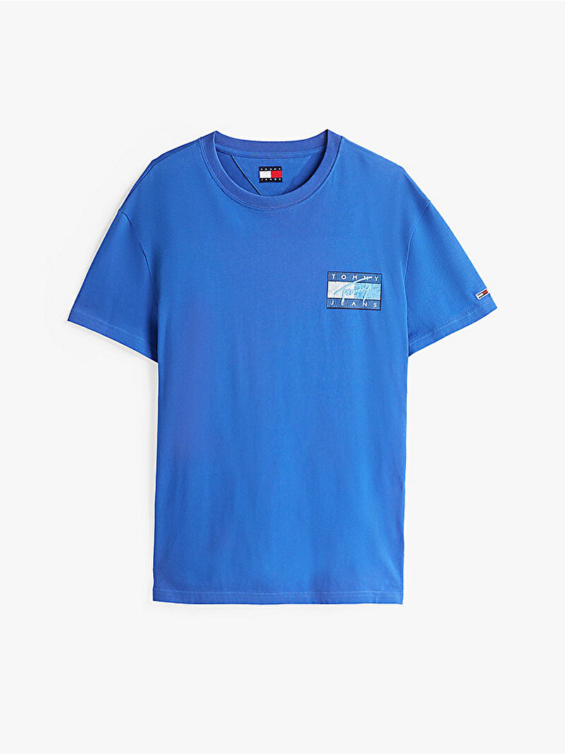 Erkek Tjm Reg Rwb Flag T-Shirt Mavi  DM0DM21108C6E