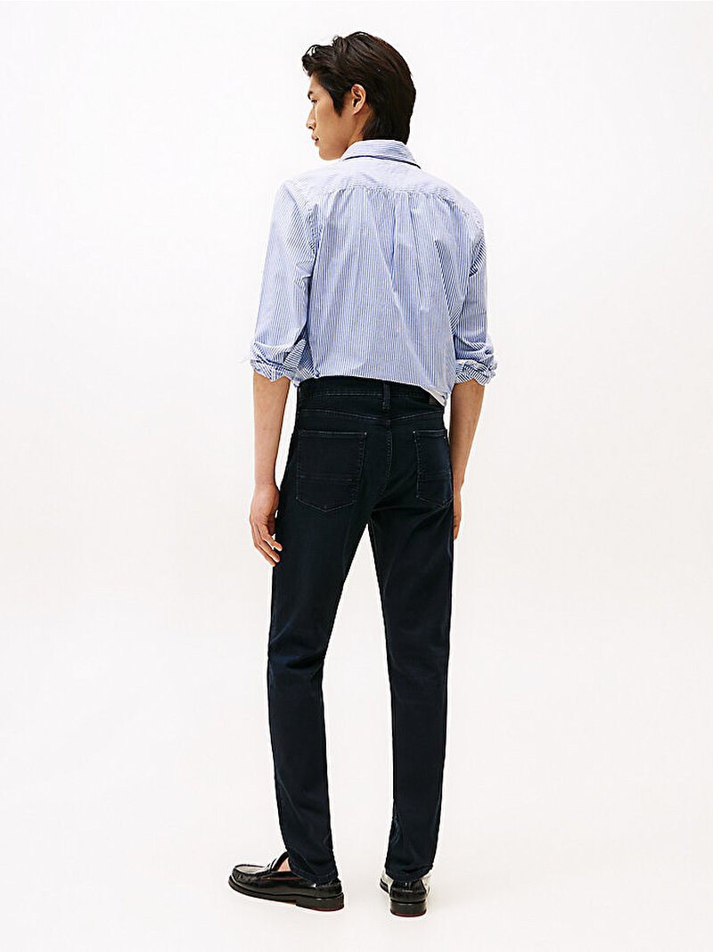 Erkek Slim Bleecker Slim Jean Pantolon Lacivert MW0MW378131BN