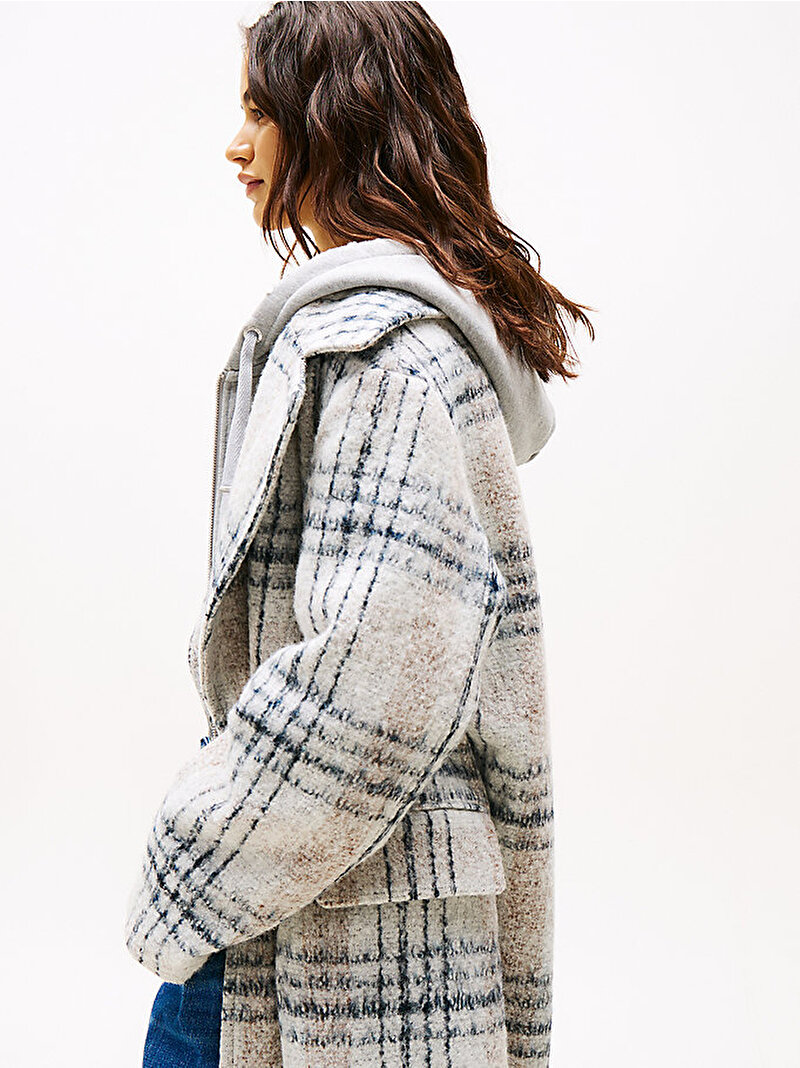 Kadın Tjw Rlx Wool Kaban Çok renkli DW0DW20553YAP