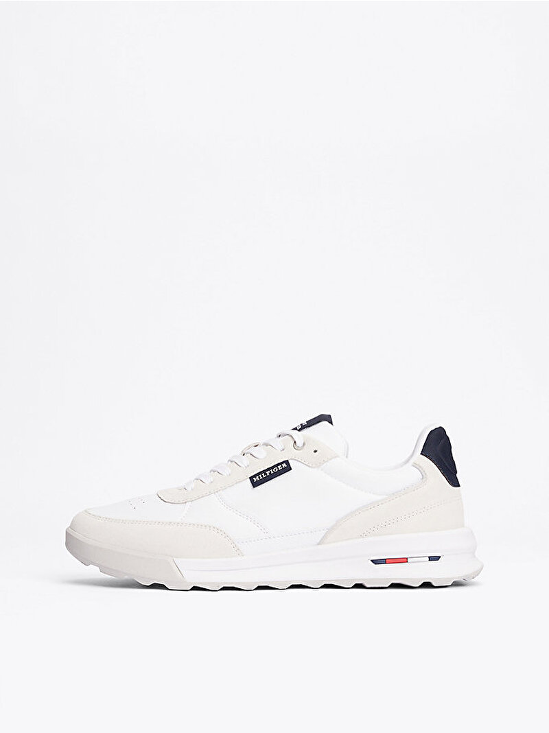Erkek Retro Runner Mix Sneaker Beyaz  FM0FM05371YBS