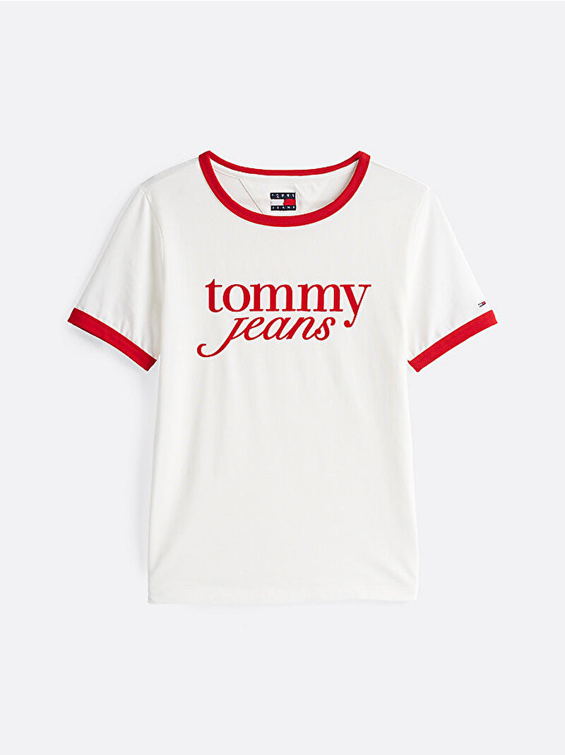 Kadın Tjw Rlx Script Ringe T-Shirt Çok renkli DW0DW19449YBL