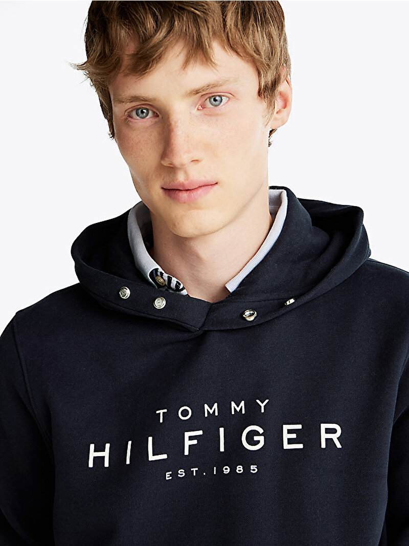 Erkek Tommy Hilfiger Hoodie Lacivert MW0MW37455DW5