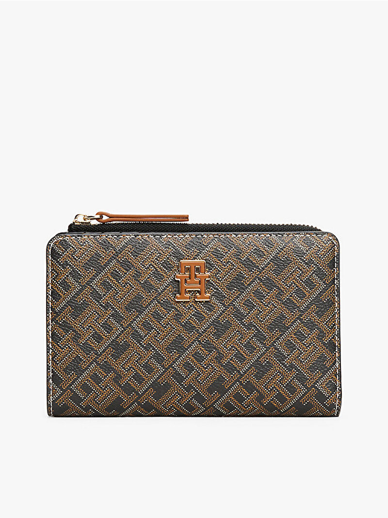 Kadın Th Monoplay Leather Cüzdan Siyah AW0AW17417BDS