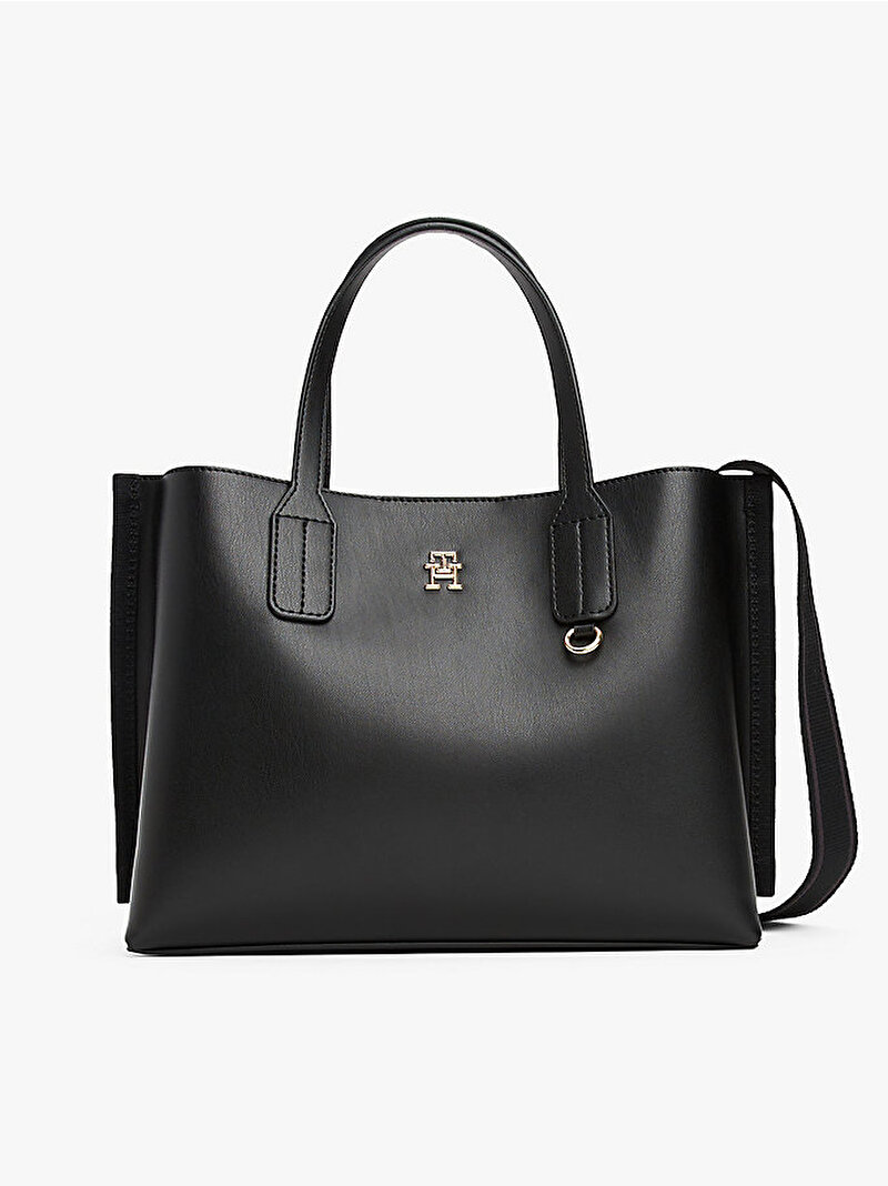 Kadın Th Distinct Mini Tote Çanta Siyah AW0AW17192BDS