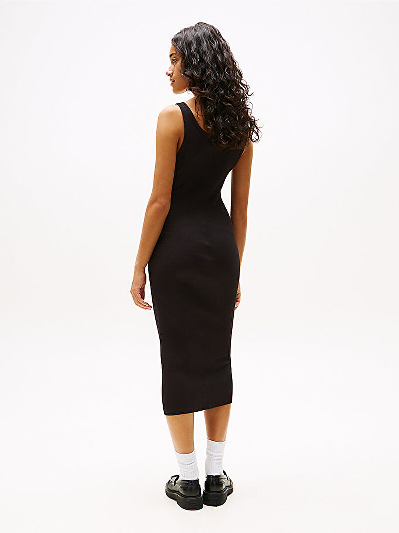 Kadın Tjw Button Tank Elbise Siyah DW0DW19477BDS
