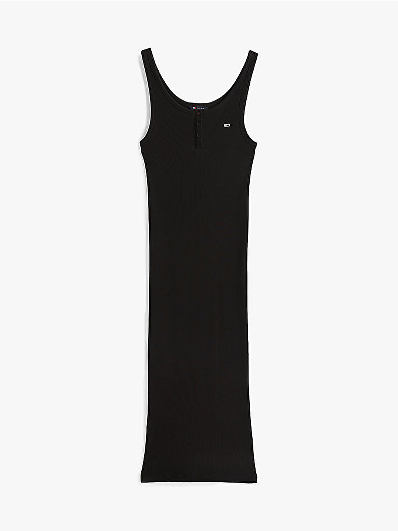 Kadın Tjw Button Tank Elbise Siyah DW0DW19477BDS