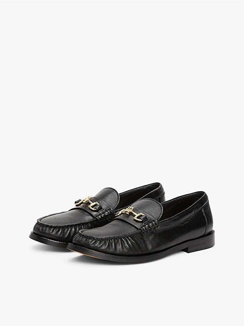Kadın Soft Leather Loafer Siyah FW0FW08414BDS