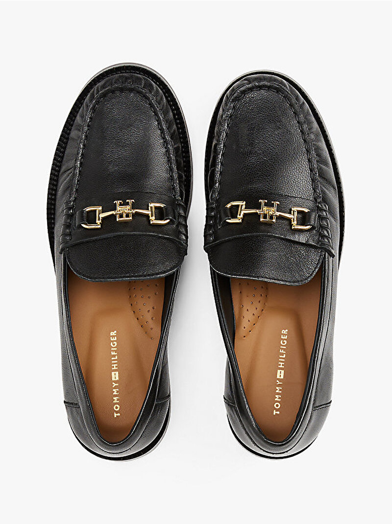 Kadın Soft Leather Loafer Siyah FW0FW08414BDS