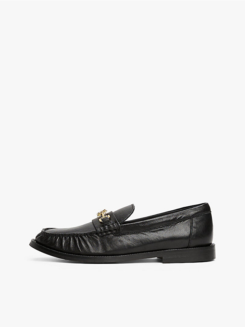 Kadın Soft Leather Loafer Siyah FW0FW08414BDS