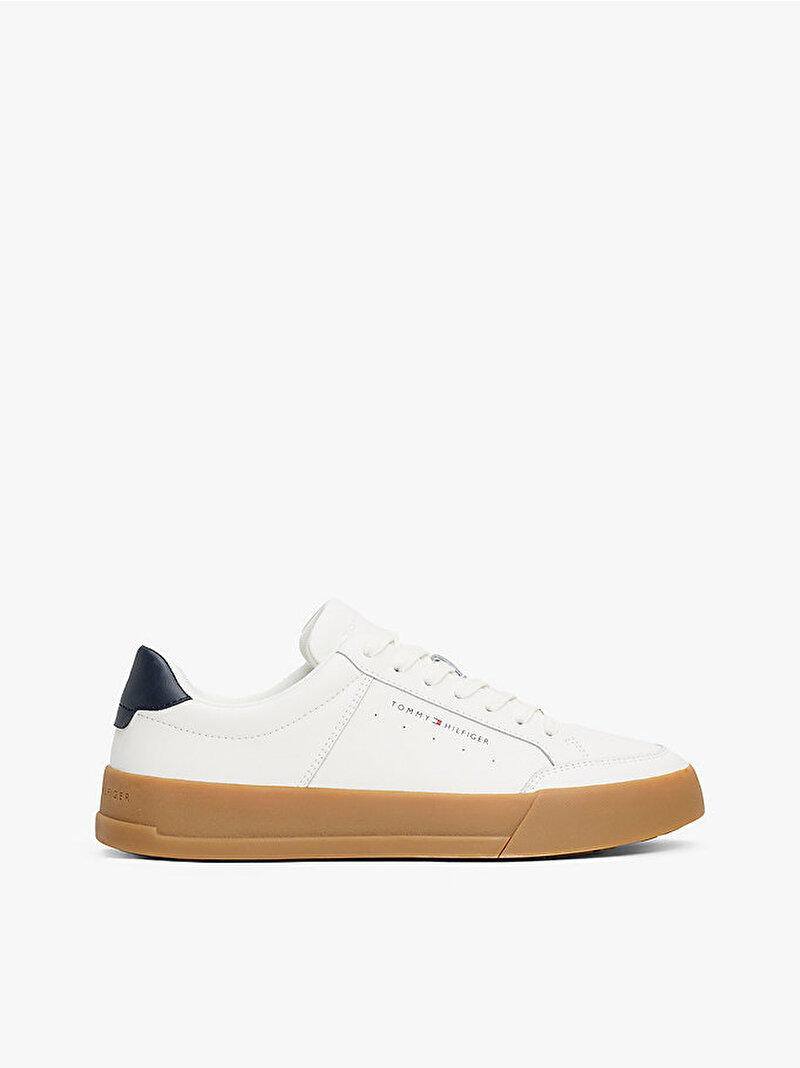 Erkek Th Court Mix Sneaker Ekru FM0FM05489YBL