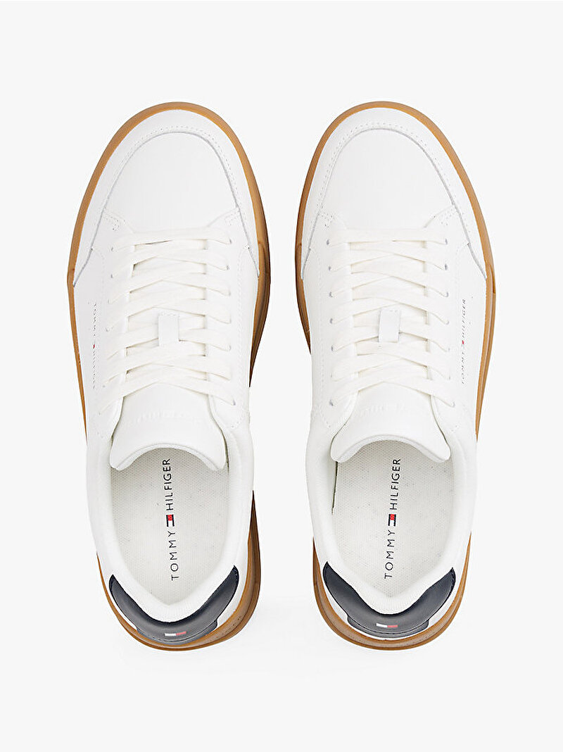 Erkek Th Court Mix Sneaker Ekru FM0FM05489YBL