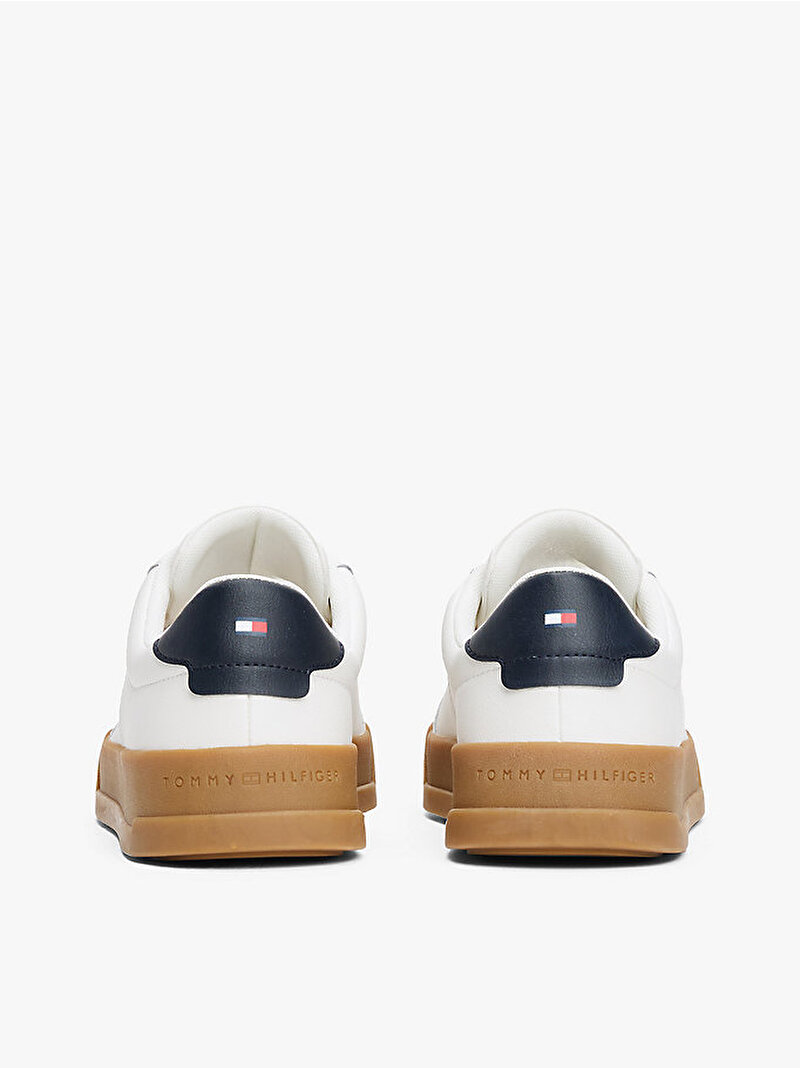 Erkek Th Court Mix Sneaker Ekru FM0FM05489YBL
