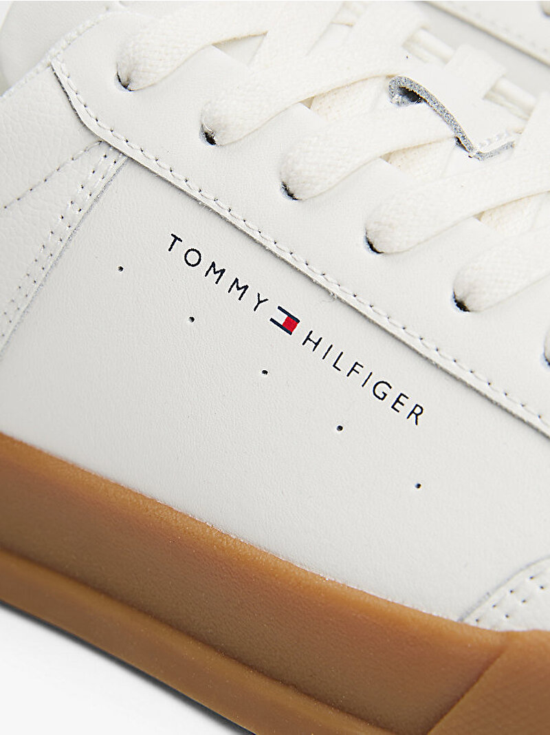 Erkek Th Court Mix Sneaker Ekru FM0FM05489YBL
