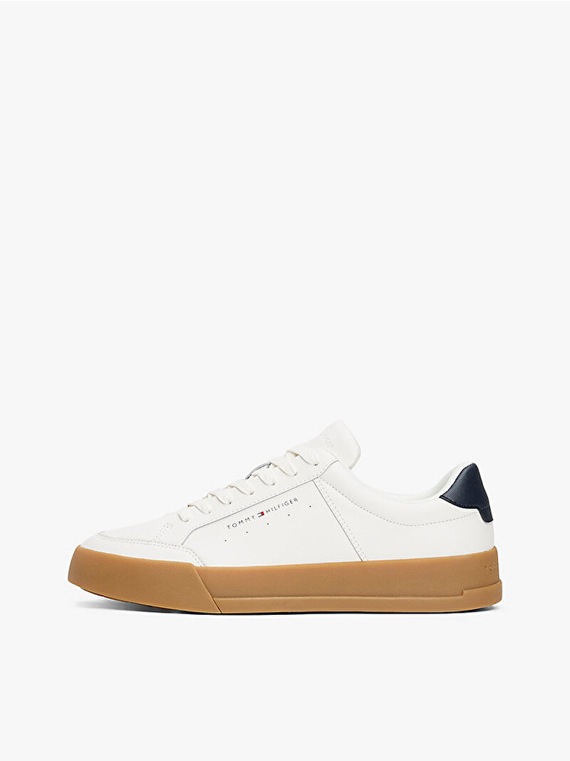 Erkek Th Court Mix Sneaker Ekru FM0FM05489YBL