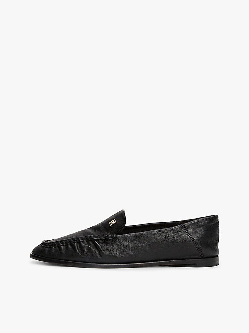 Kadın Soft Leather Squared Loafer Siyah FW0FW08412BDS