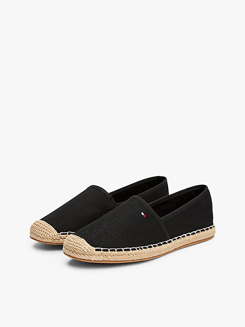 Kadın Flag Canvas Espadril Siyah FW0FW08541BDS