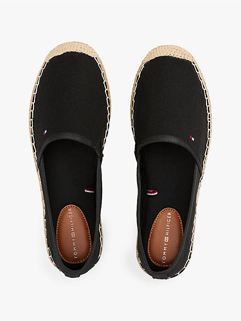 Kadın Flag Canvas Espadril Siyah FW0FW08541BDS