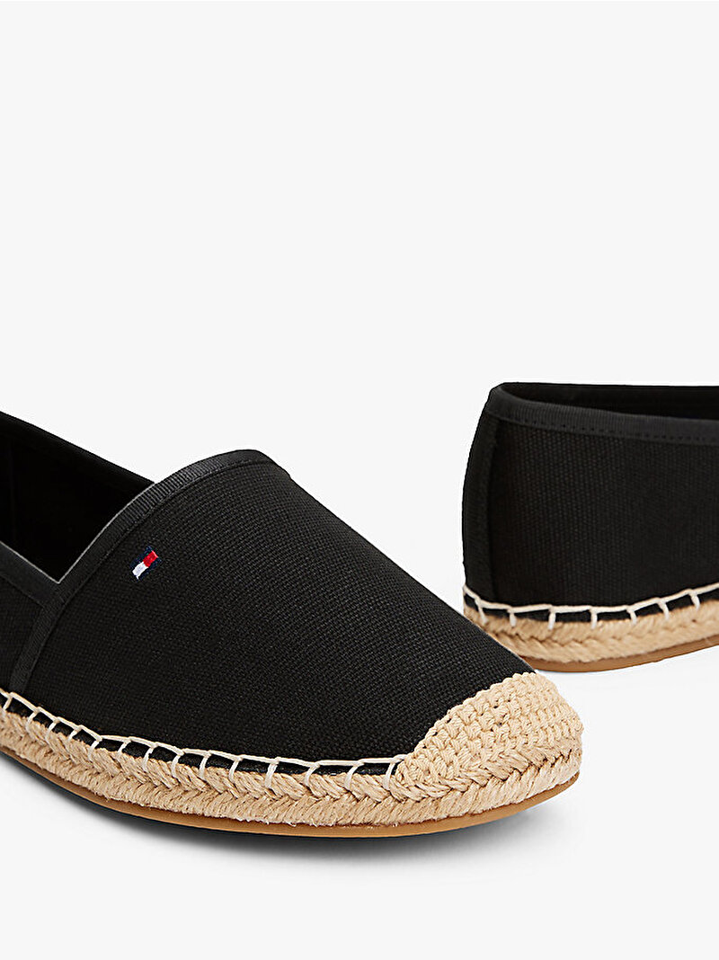 Kadın Flag Canvas Espadril Siyah FW0FW08541BDS