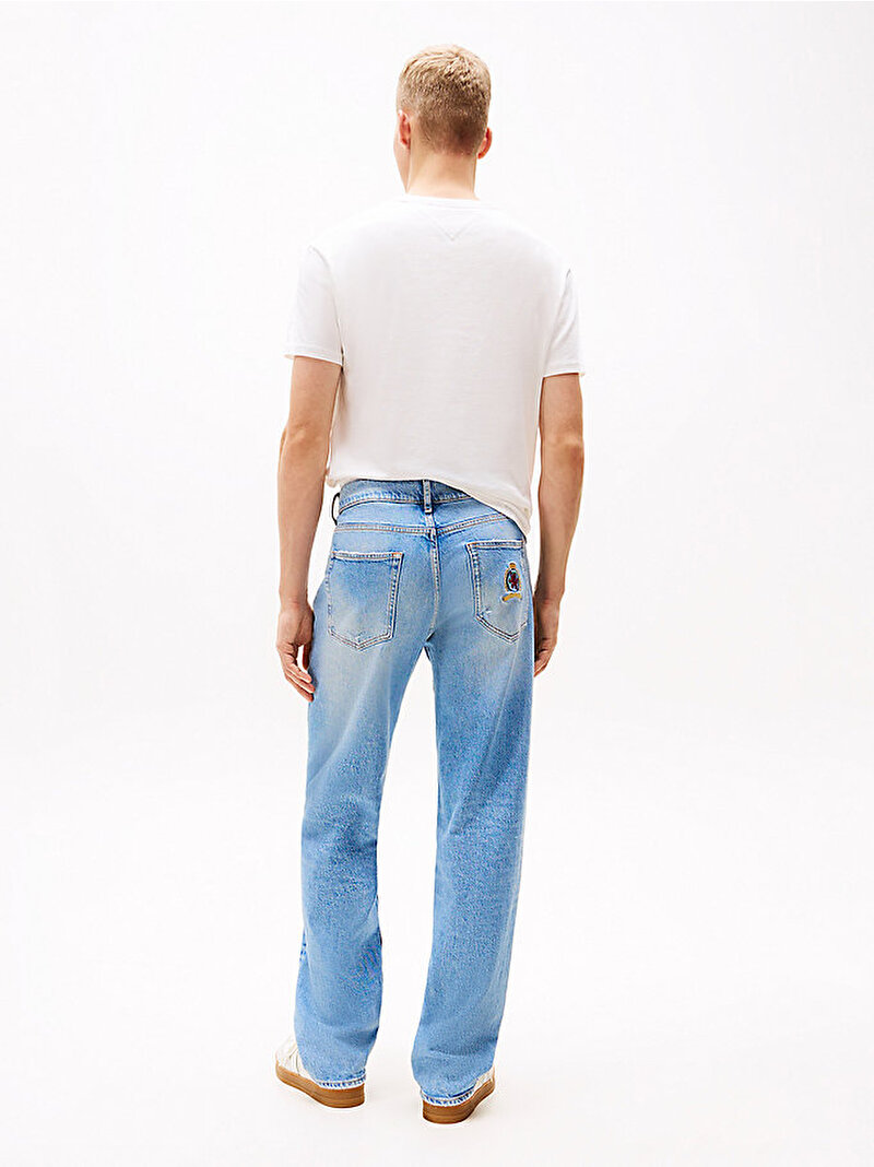 Erkek Jaimie Relaxed Straight Jean Pantolon Mavi  DM0DM210361AB