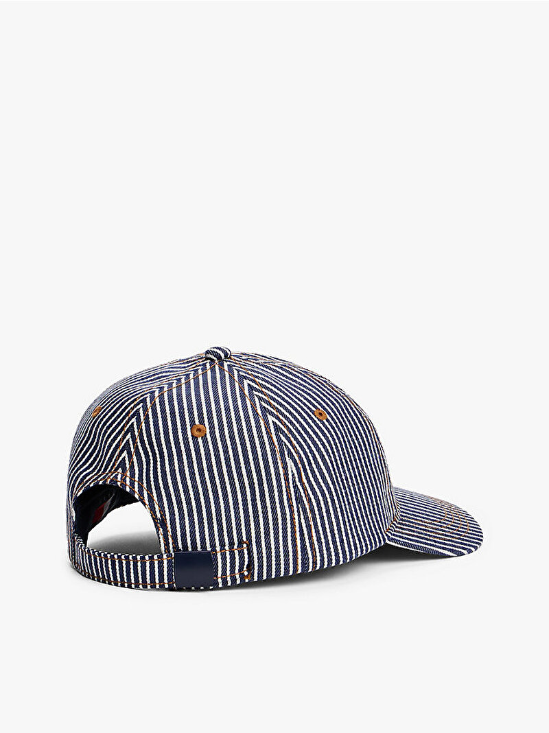 Erkek Tjm Heritage Stripe Şapka Mavi  AM0AM133580LD