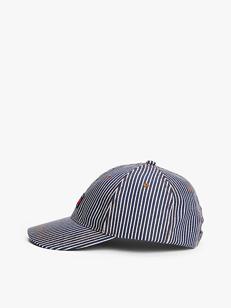 Erkek Tjm Heritage Stripe Şapka Mavi  AM0AM133580LD