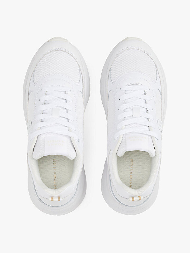 Kadın Th Chunky Runner Sneaker Beyaz  FW0FW08474YBS