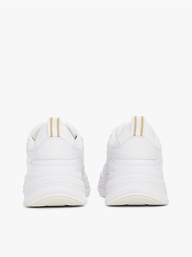 Kadın Th Chunky Runner Sneaker Beyaz  FW0FW08474YBS