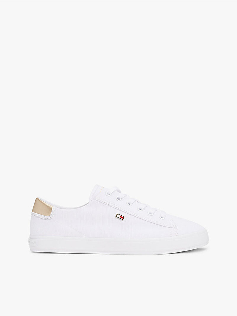Kadın Vulc Canvas Lace Up Sneaker Beyaz  FW0FW08647YBS