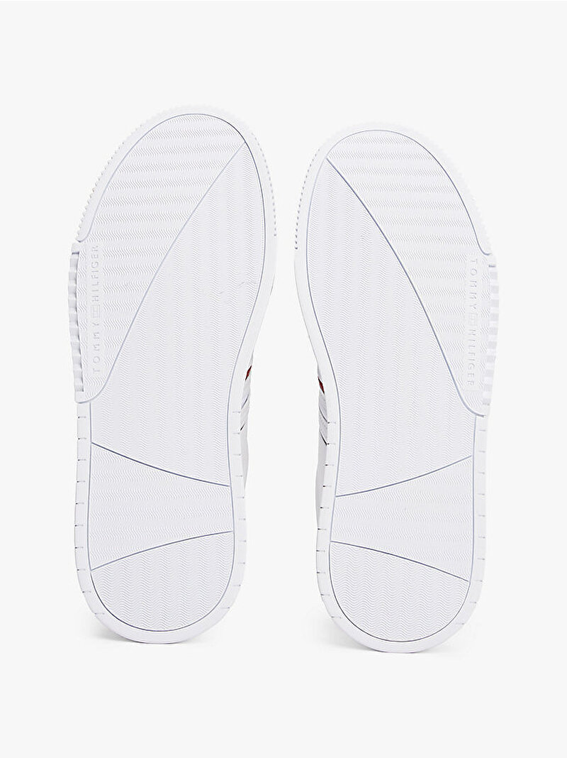 Erkek Modern Cupsole Stripe Sneaker Beyaz  FM0FM05406YBS