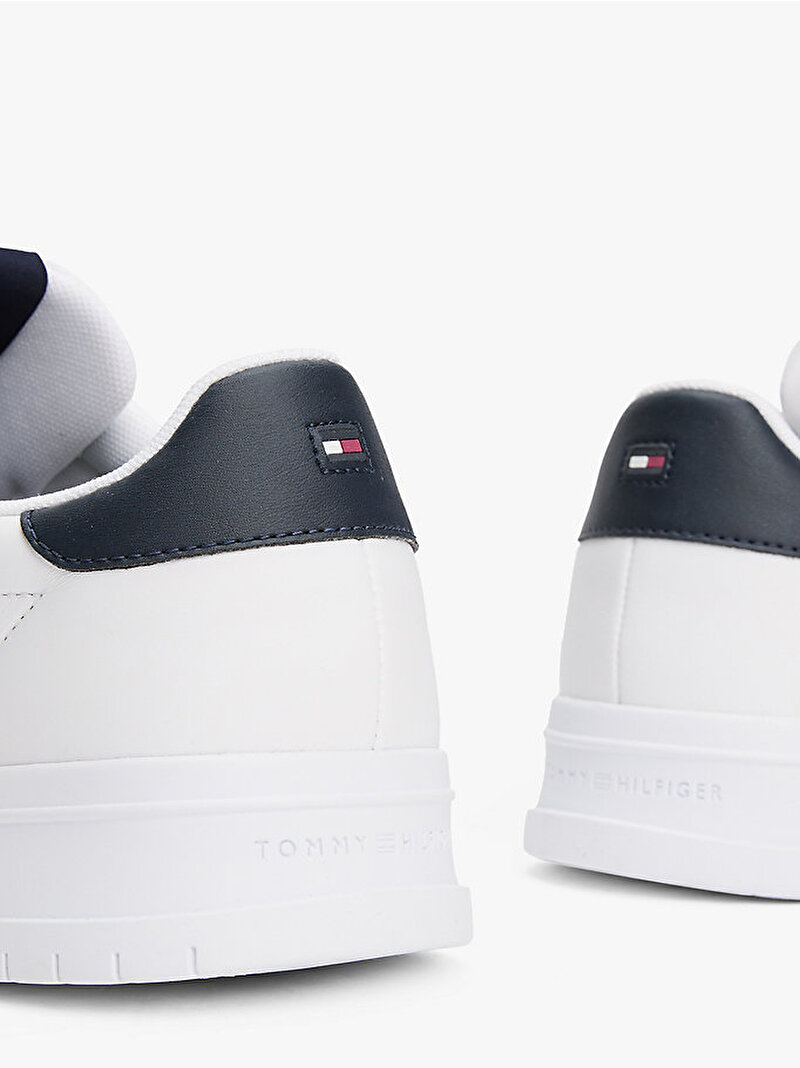 Erkek Modern Cupsole Stripe Sneaker Beyaz  FM0FM05406YBS