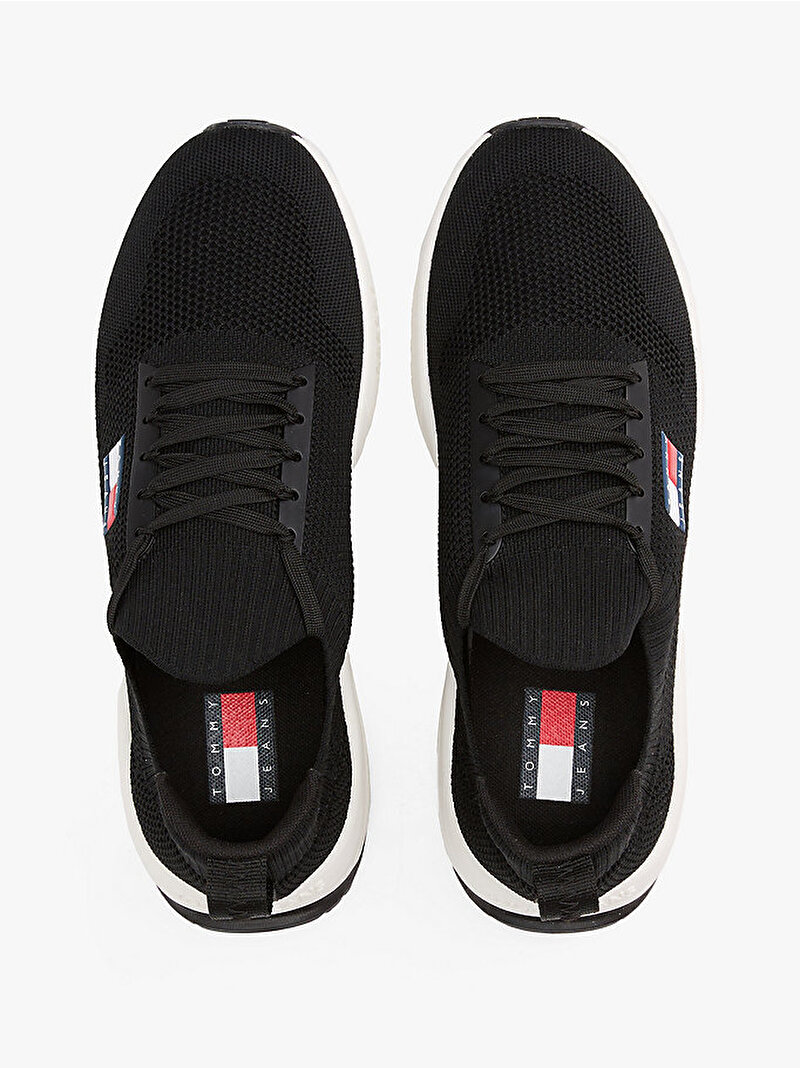 Erkek Tjm Runner Kntitted Sneaker Siyah EM0EM01555BDS