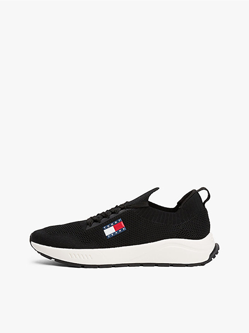 Erkek Tjm Runner Kntitted Sneaker Siyah EM0EM01555BDS