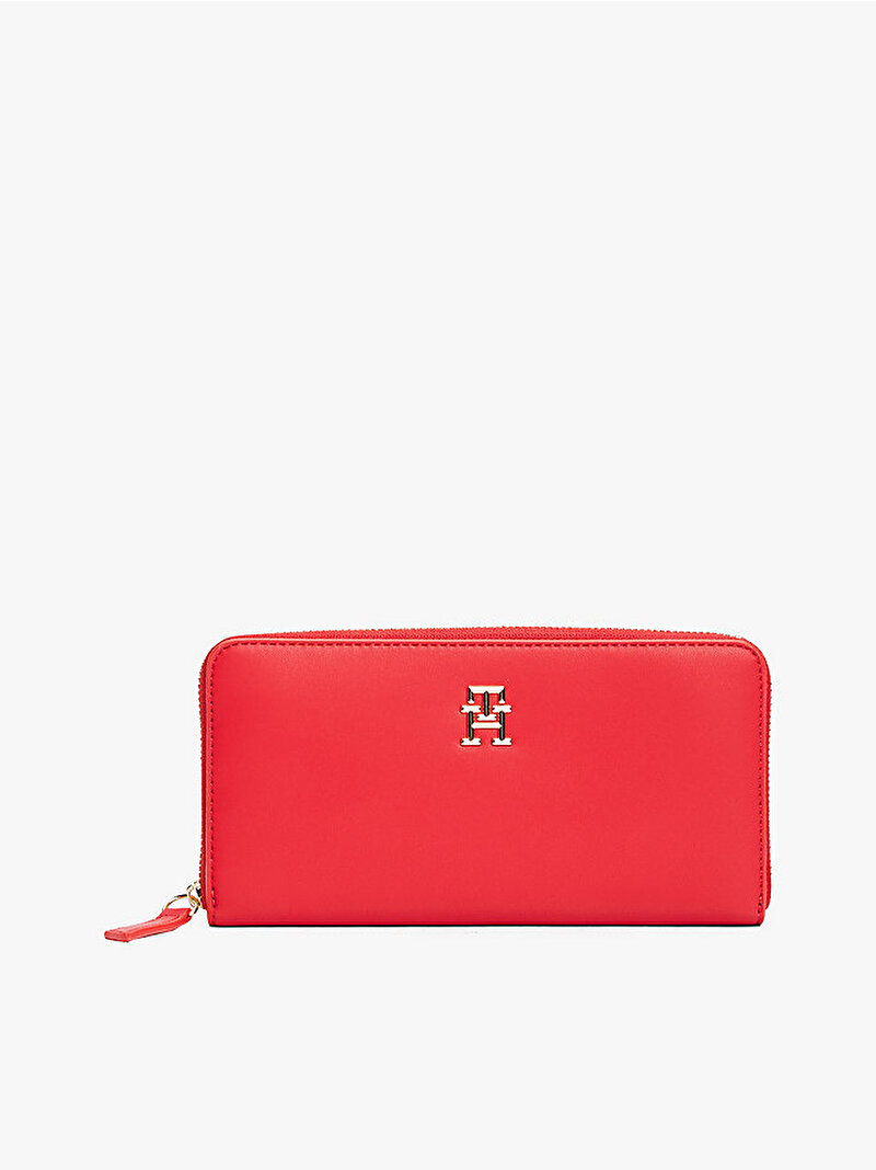 Kadın Th Logotape Large Cüzdan Kırmızı AW0AW17266XLG
