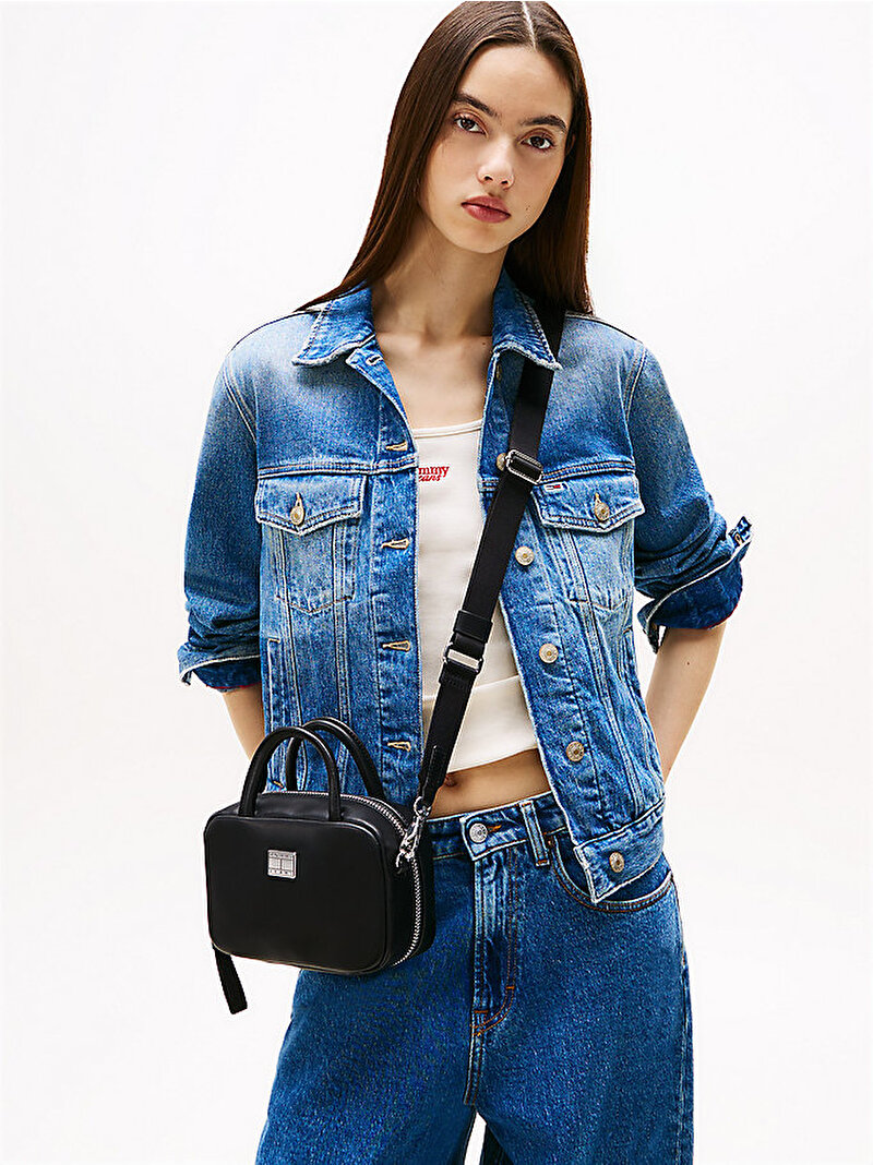 Kadın Tjw American Cool Çapraz Çanta Siyah AW0AW17294BDS