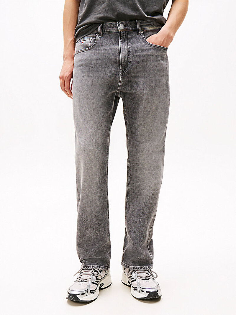Erkek Otis Regular Straight Jean Pantolon Gri DM0DM213341BZ