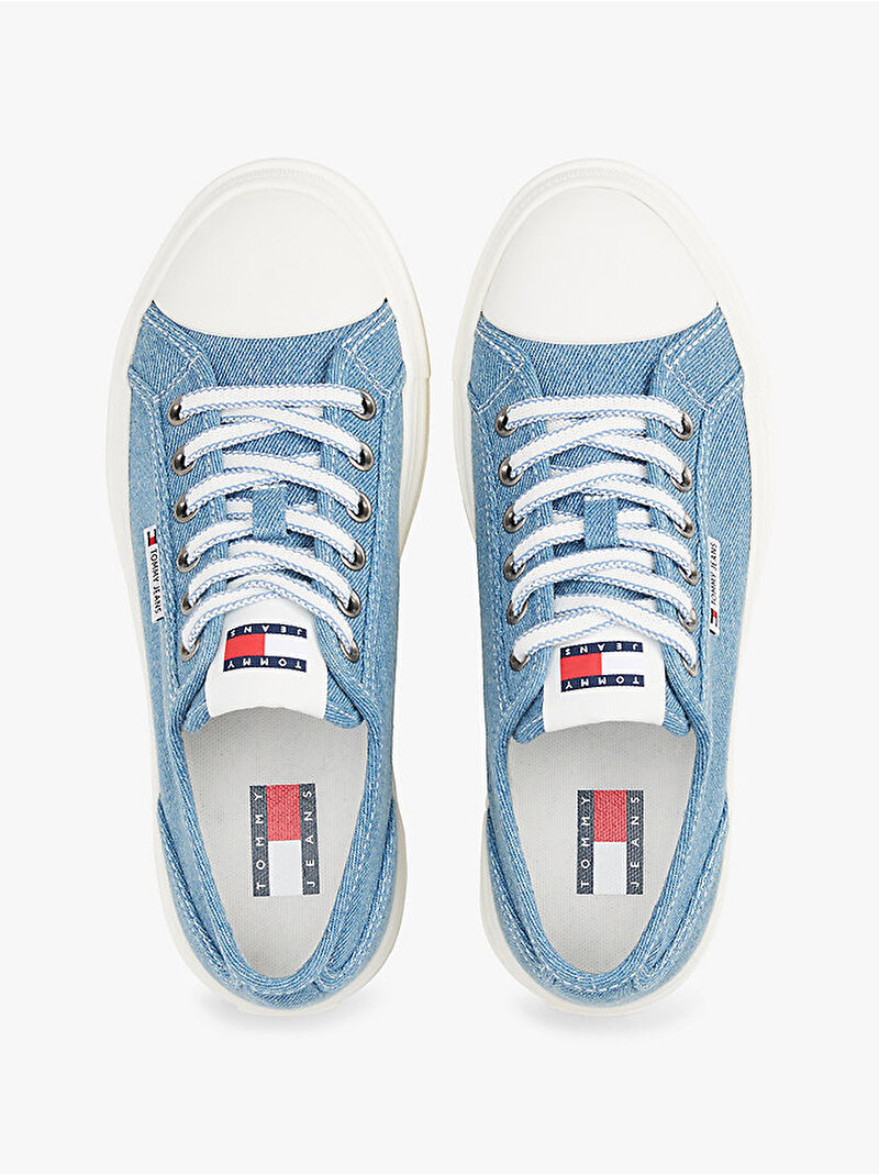 Kadın Tjw Foxing Flatform Sneaker Mavi  EN0EN027361CR