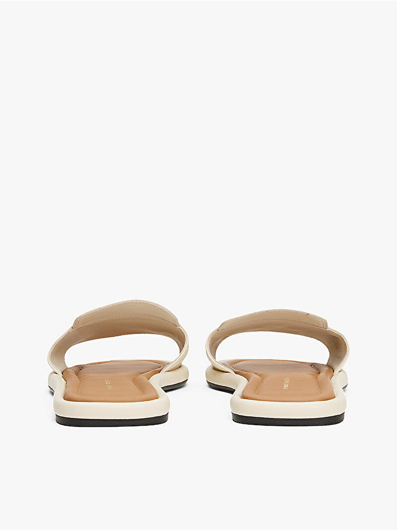 Kadın Leather Horsebit Terlik Bej  FW0FW08420ACJ