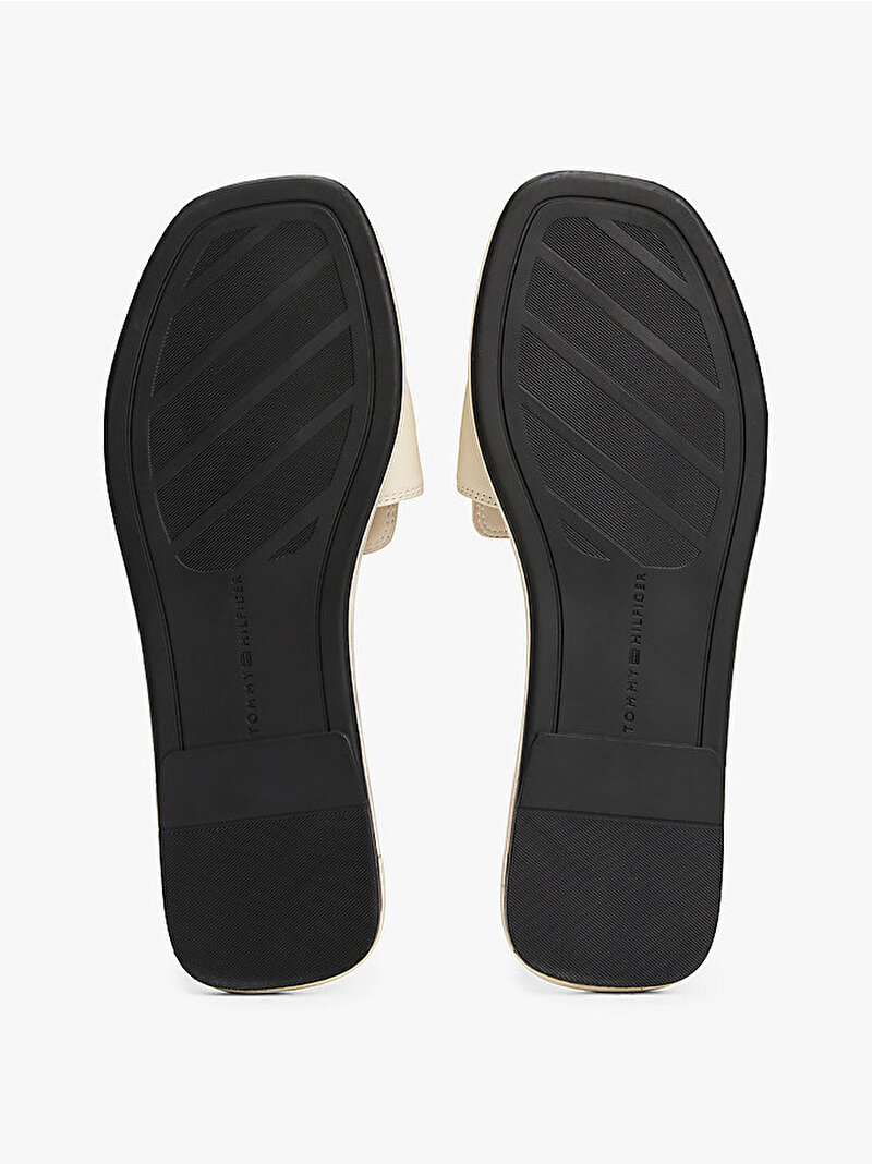 Kadın Leather Horsebit Terlik Bej  FW0FW08420ACJ