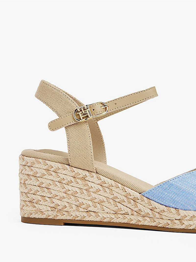 Kadın Chambray Mid Topuklu Espadril Çok renkli FW0FW08477C30