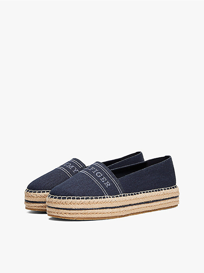 Kadın Denim Platform Espadril Çok renkli FW0FW08543DW6