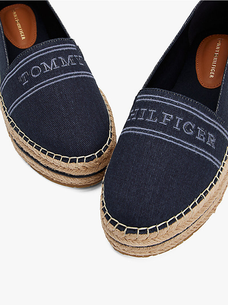 Kadın Denim Platform Espadril Çok renkli FW0FW08543DW6