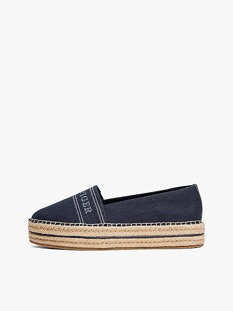 Kadın Denim Platform Espadril Çok renkli FW0FW08543DW6