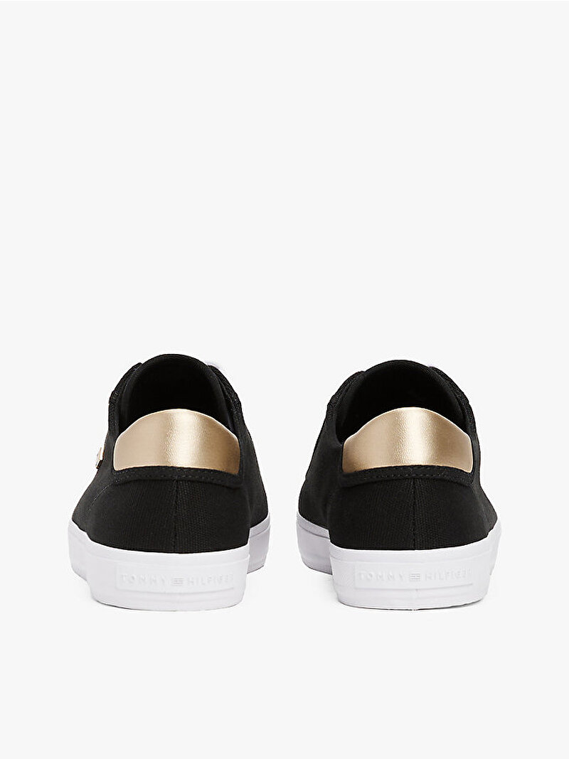 Kadın Vulc Canvas Lace Up Sneaker Siyah FW0FW08647BDS