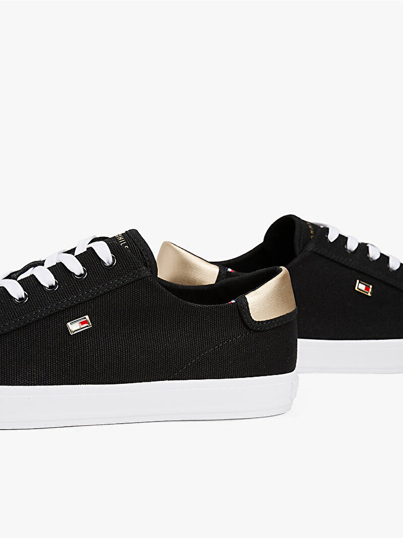 Kadın Vulc Canvas Lace Up Sneaker Siyah FW0FW08647BDS